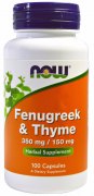 Заказать NOW Fenugreek&Thyme 350 мг/150 мг 100 капс