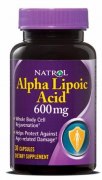 Заказать Natrol Alpha Lipoic Acid 600 мг 30 капс