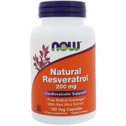 Заказать NOW Natural Resveratrol 200 мг 120 капс