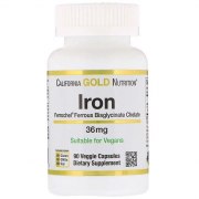 Заказать California Gold Nutrition Iron 36 мг 90 капс